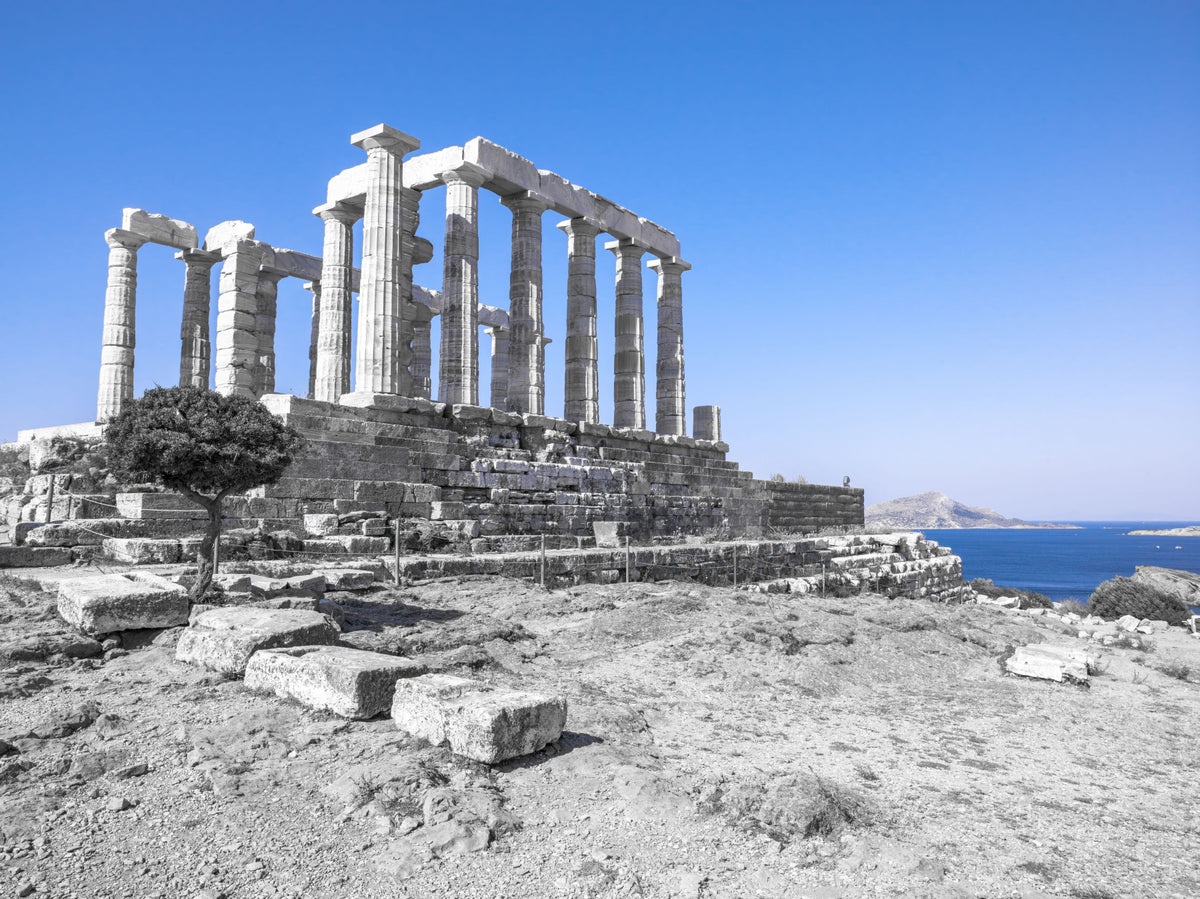Poseidon Temple Wall Mural in your room