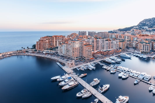Monaco Marina View Wall Mural