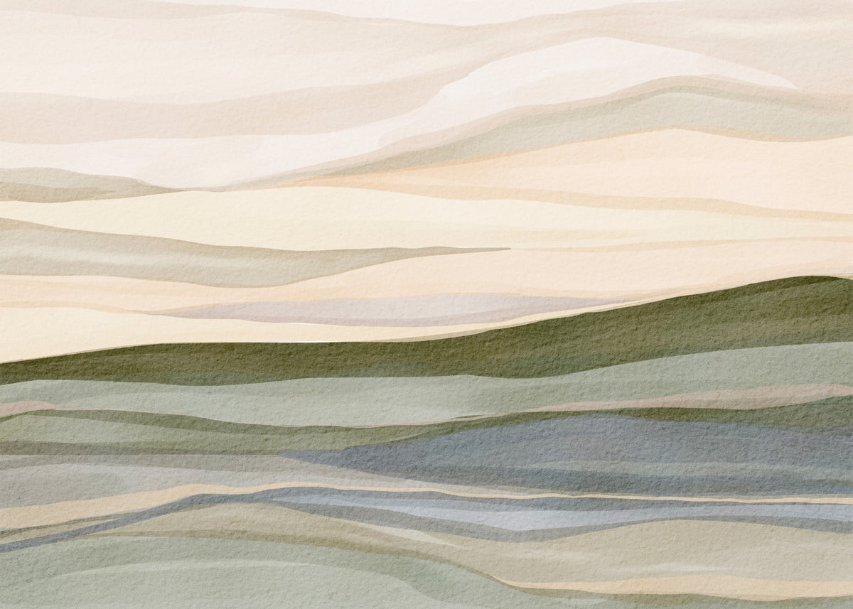 Rolling Horizon Wall Mural in your room