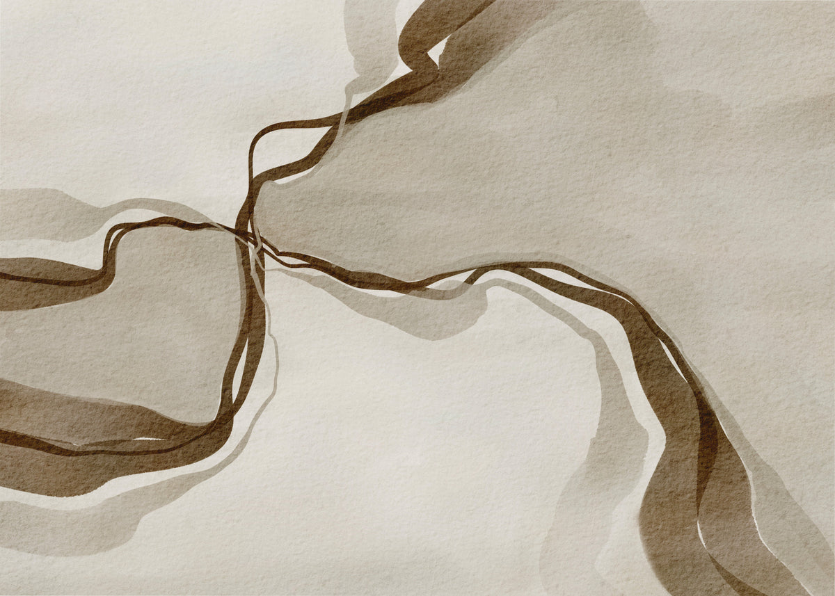 Whispers of Sepia Wall Mural in your room
