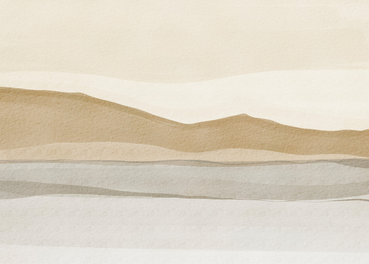 Serene Sandscape Wall Mural in your room