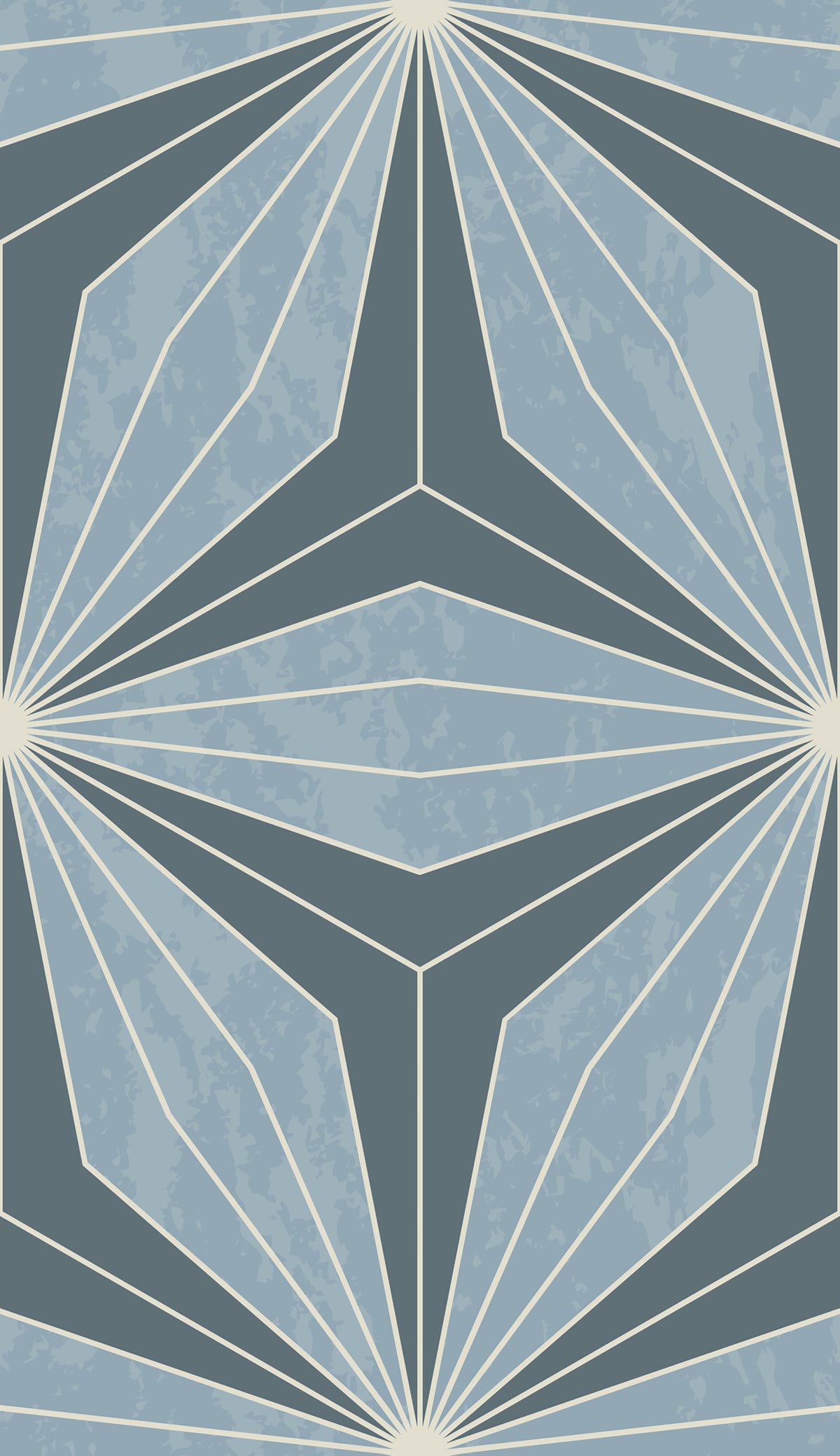 Geometric Flowers Radiance Wallpaper⁠ in your room — zoomed