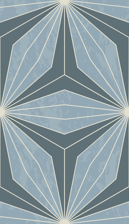 Geometric Flowers Radiance Wallpaper⁠