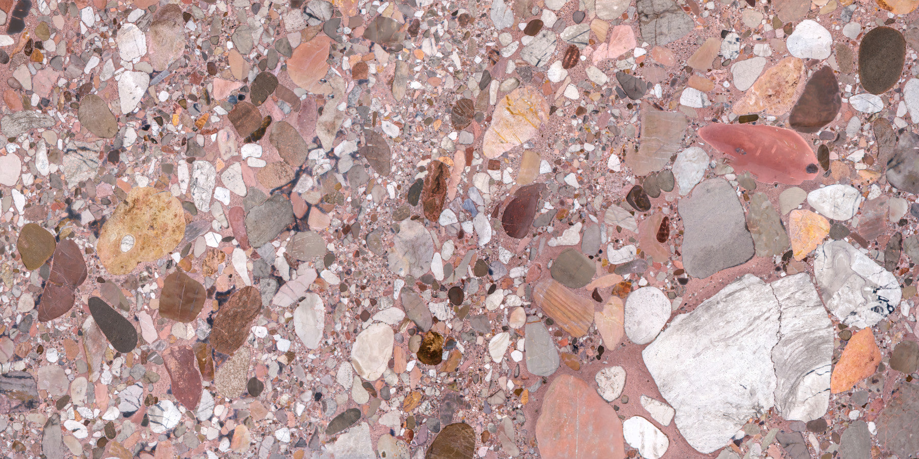 Natural Terrazzo Stone Textures Wall Mural