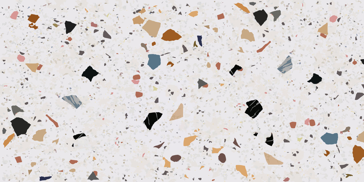 Terrazzo Chic Marble Wallpaper Wall Mural in your room