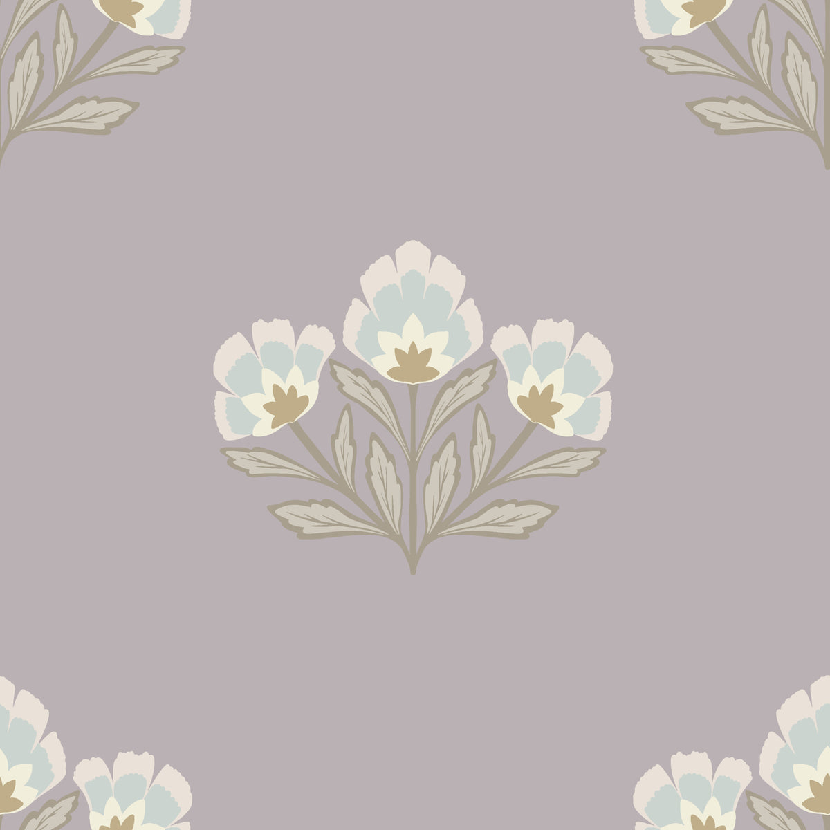 Lilas Bloom Wallpaper⁠ in your room — zoomed