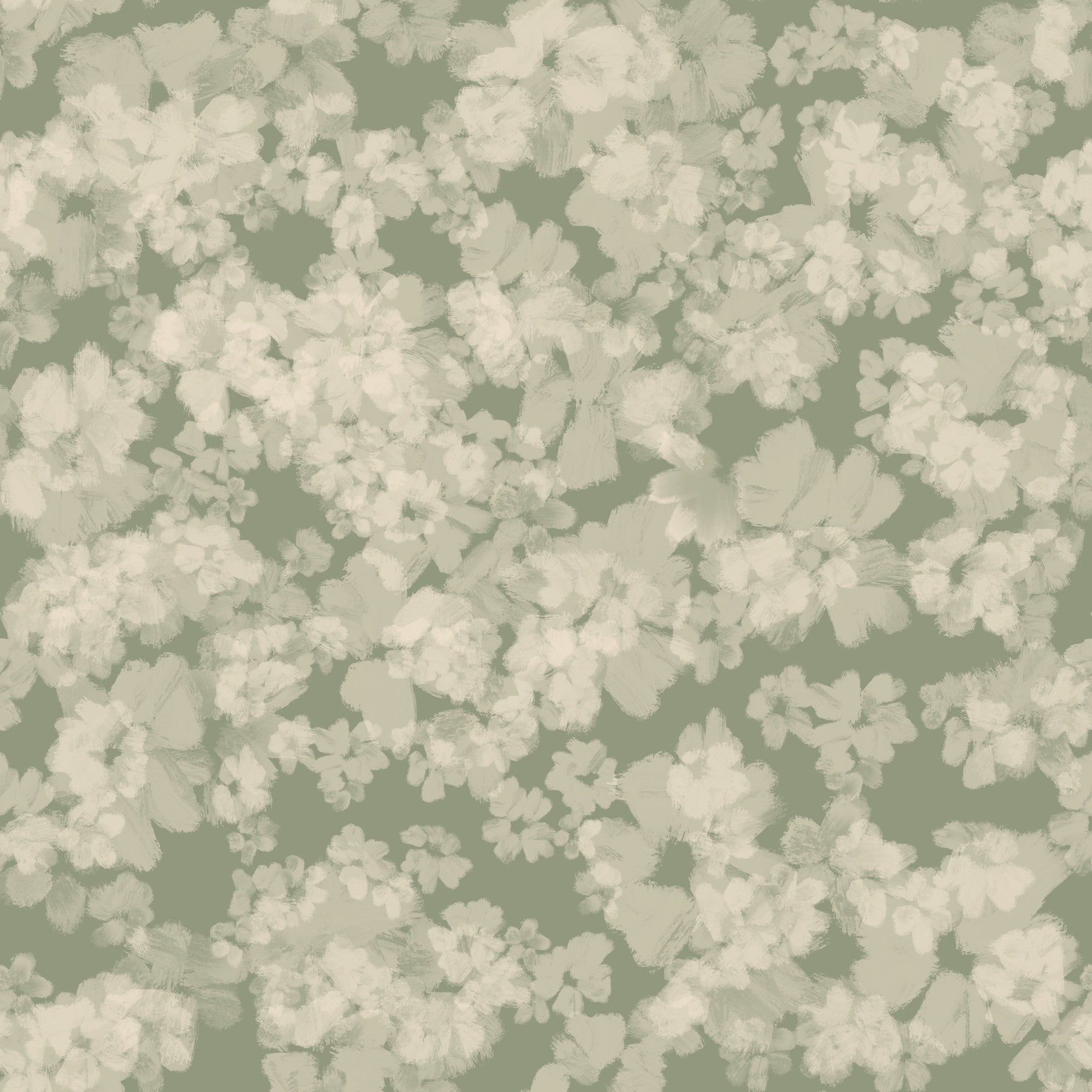 Painterly soft blossoms Wallpaper⁠