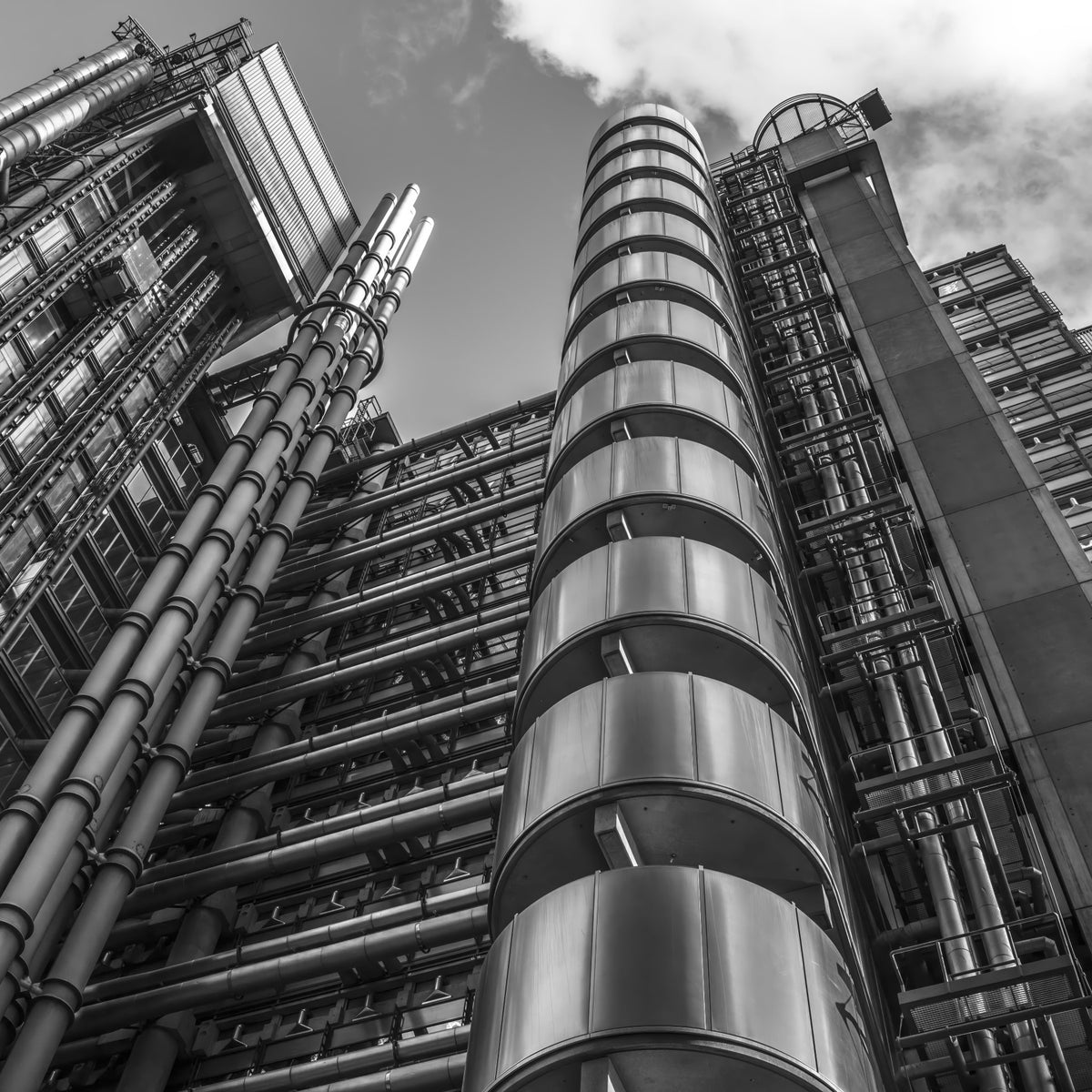 Lloyds building Wall Mural in your room — zoomed