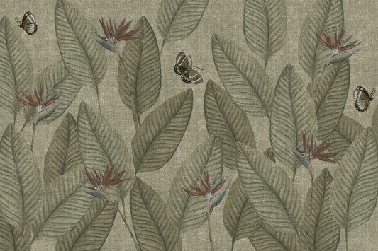 Jungle Life Antique Wall Mural