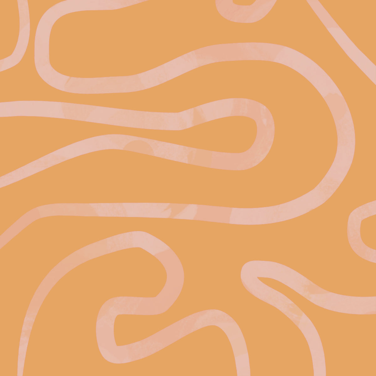 Peach Drift Wall Mural in your room — zoomed