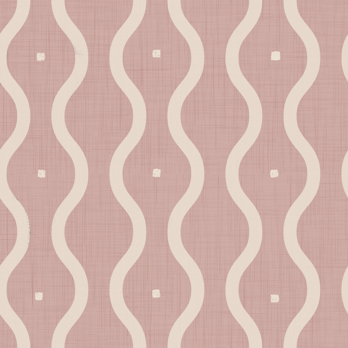 Retro Peach Waves Wallpaper⁠