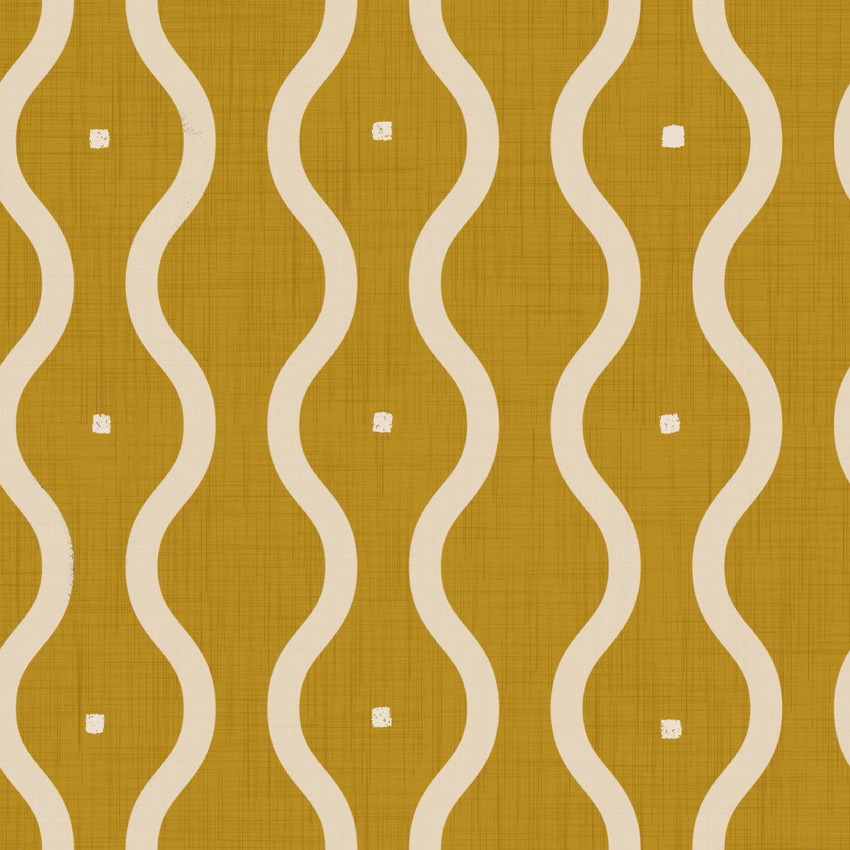 Groovy Golden Waves Wallpaper⁠ in your room