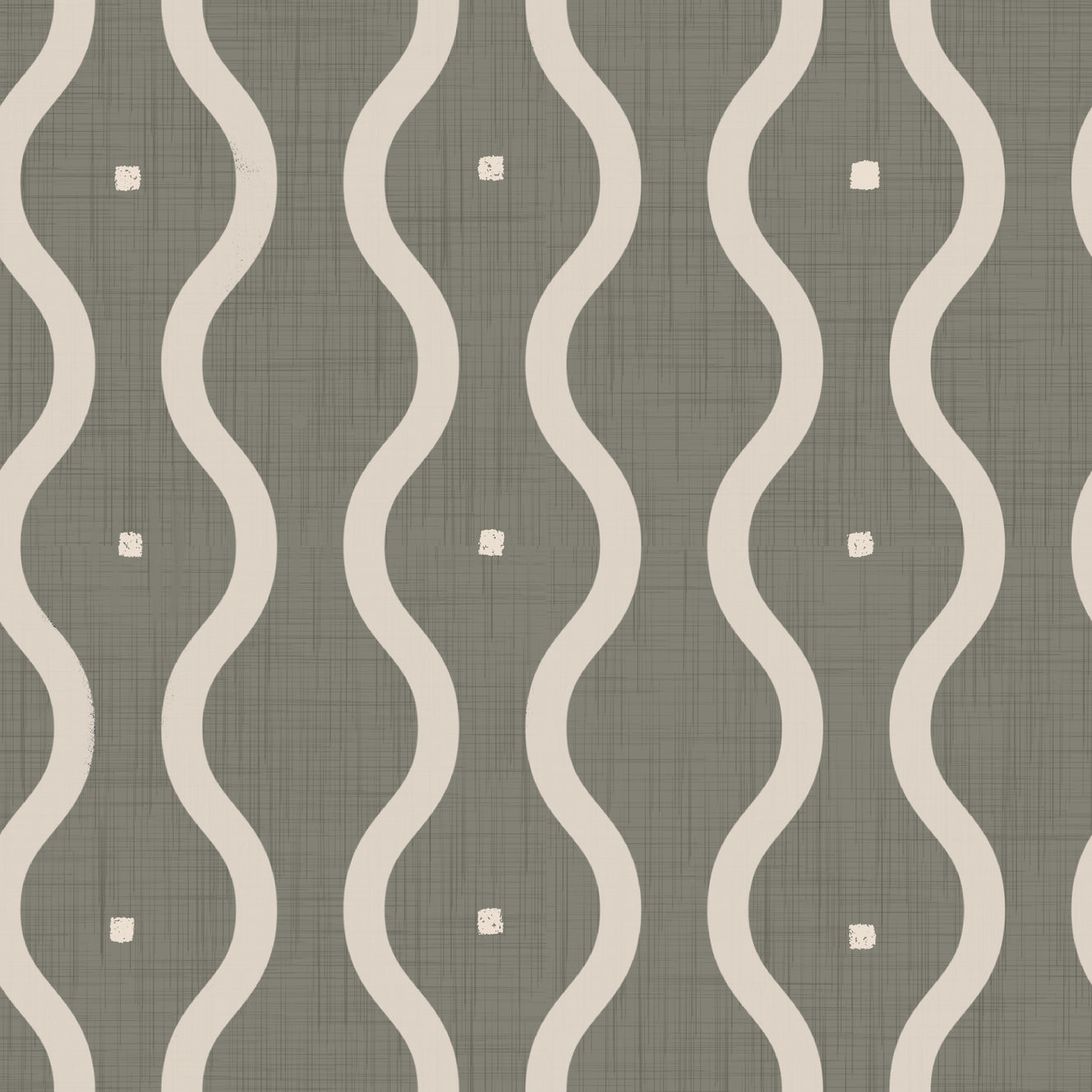 Retro Rhythm Taupe Wallpaper⁠