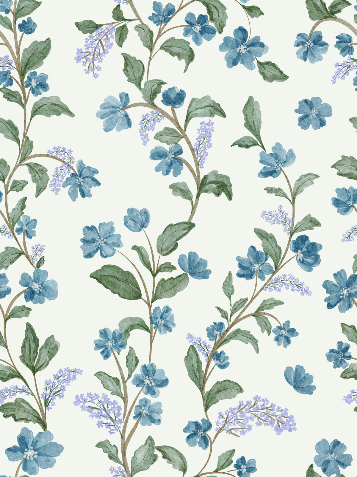 Bluebell Bloom Wallpaper⁠ in your room — zoomed