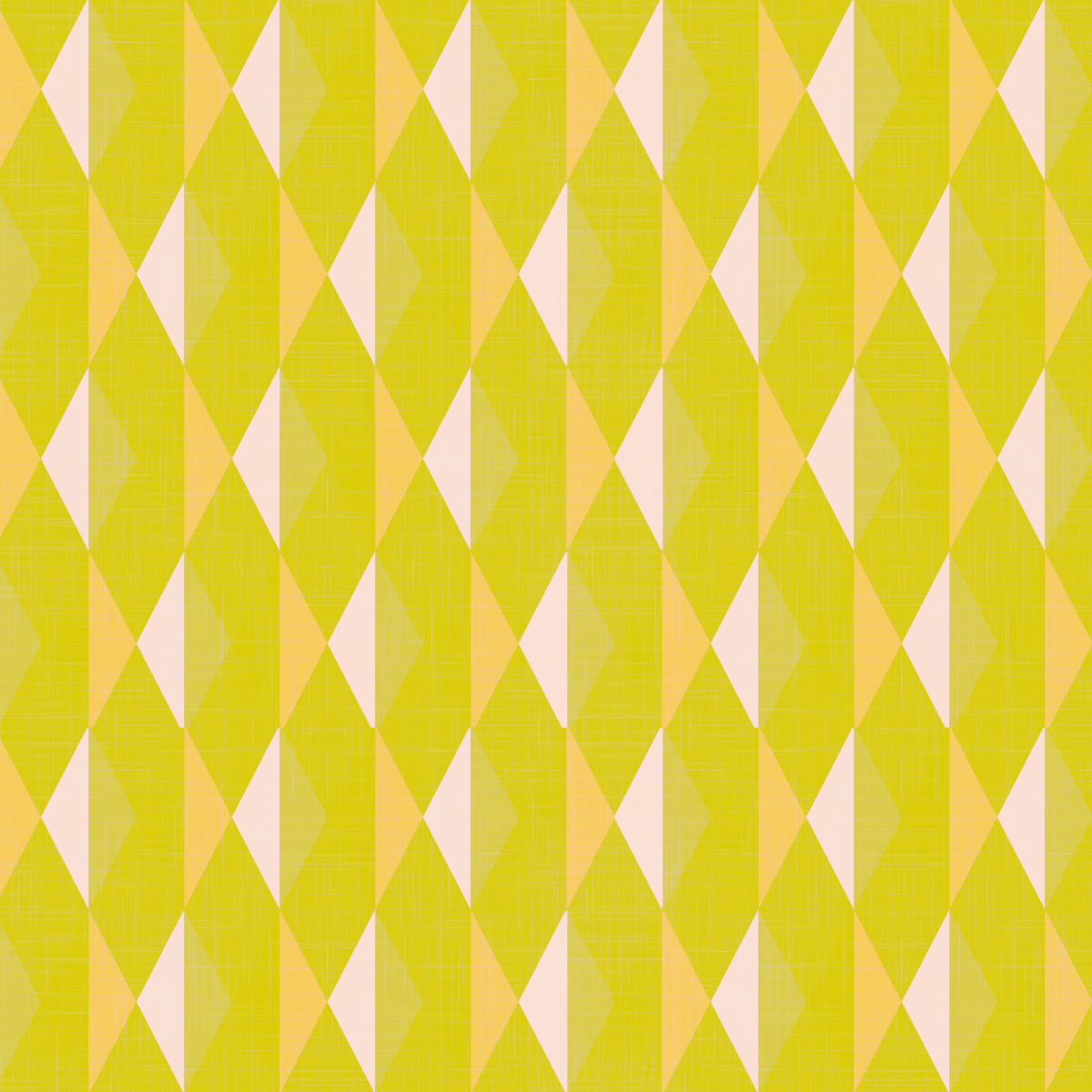 Lemon Rhombus Wall Mural in your room — zoomed