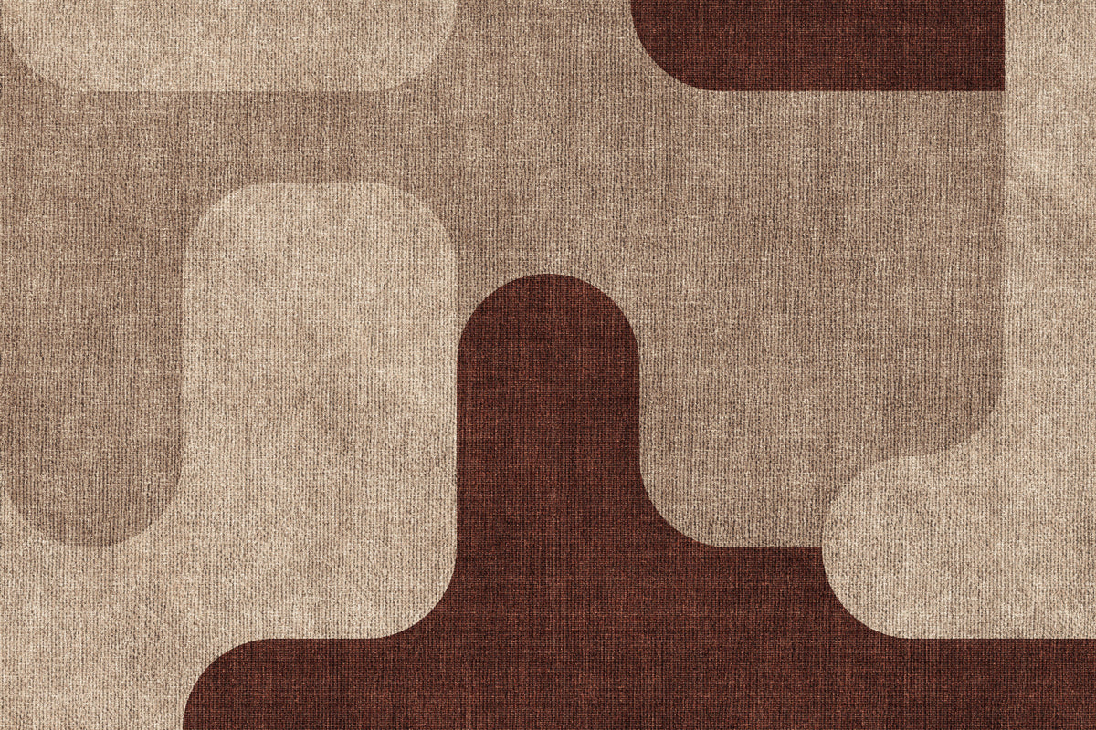 Earthy Curves Design Wall Mural in your room
