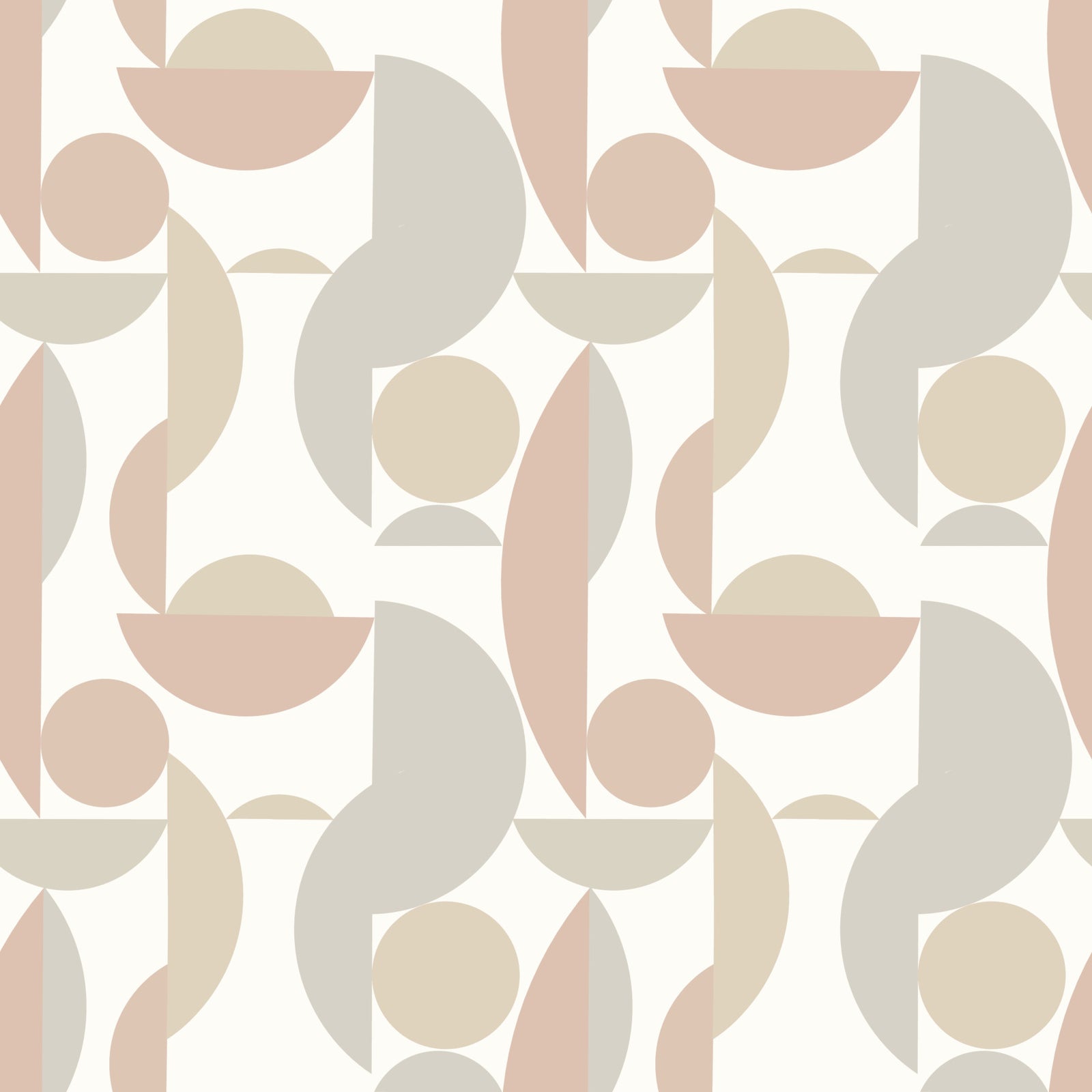 Neutral Geo Chic Wallpaper⁠