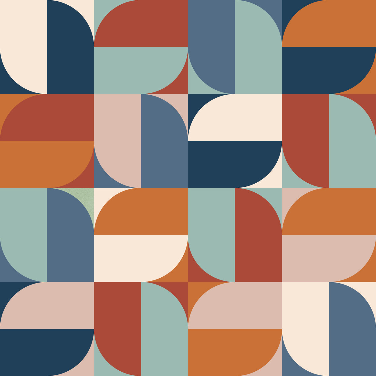 Modern Curves Wallpaper⁠ in your room — zoomed