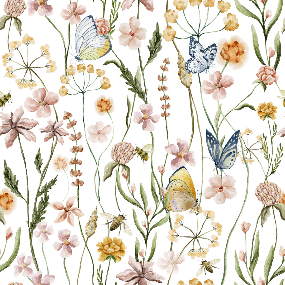Wildflower Whispers Wallpaper⁠ in your room