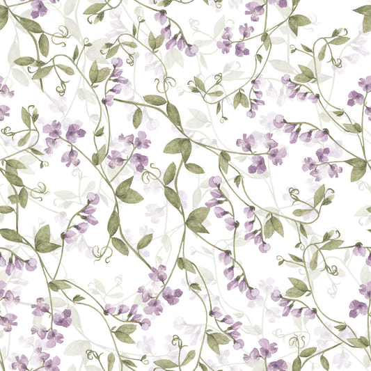 Lilac Vines Meadow Wallpaper⁠