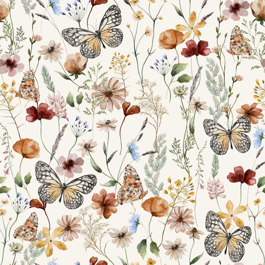 Meadow Butterflies Wallpaper⁠