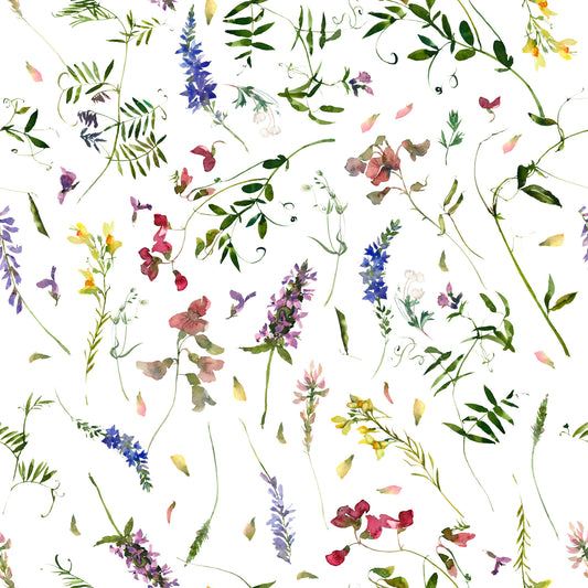 Watercolor Wildest Wildflower Dreams Wallpaper⁠