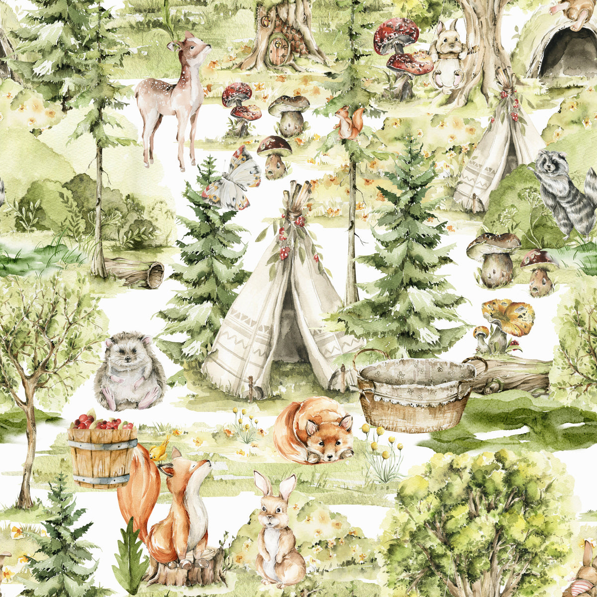 Enchanted Forest Tales Wallpaper⁠ in your room