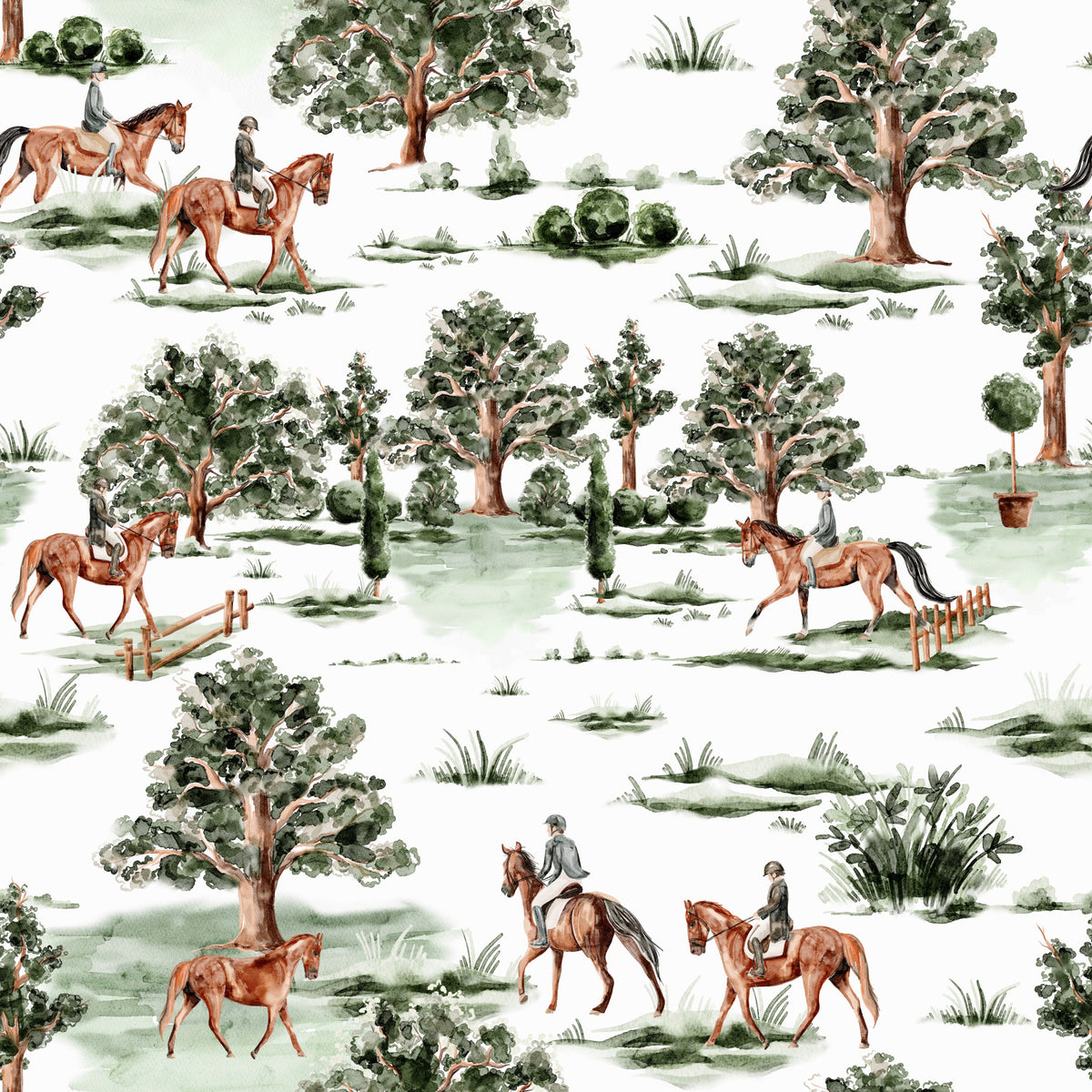 Equestrian Escape Wallpaper⁠ in your room