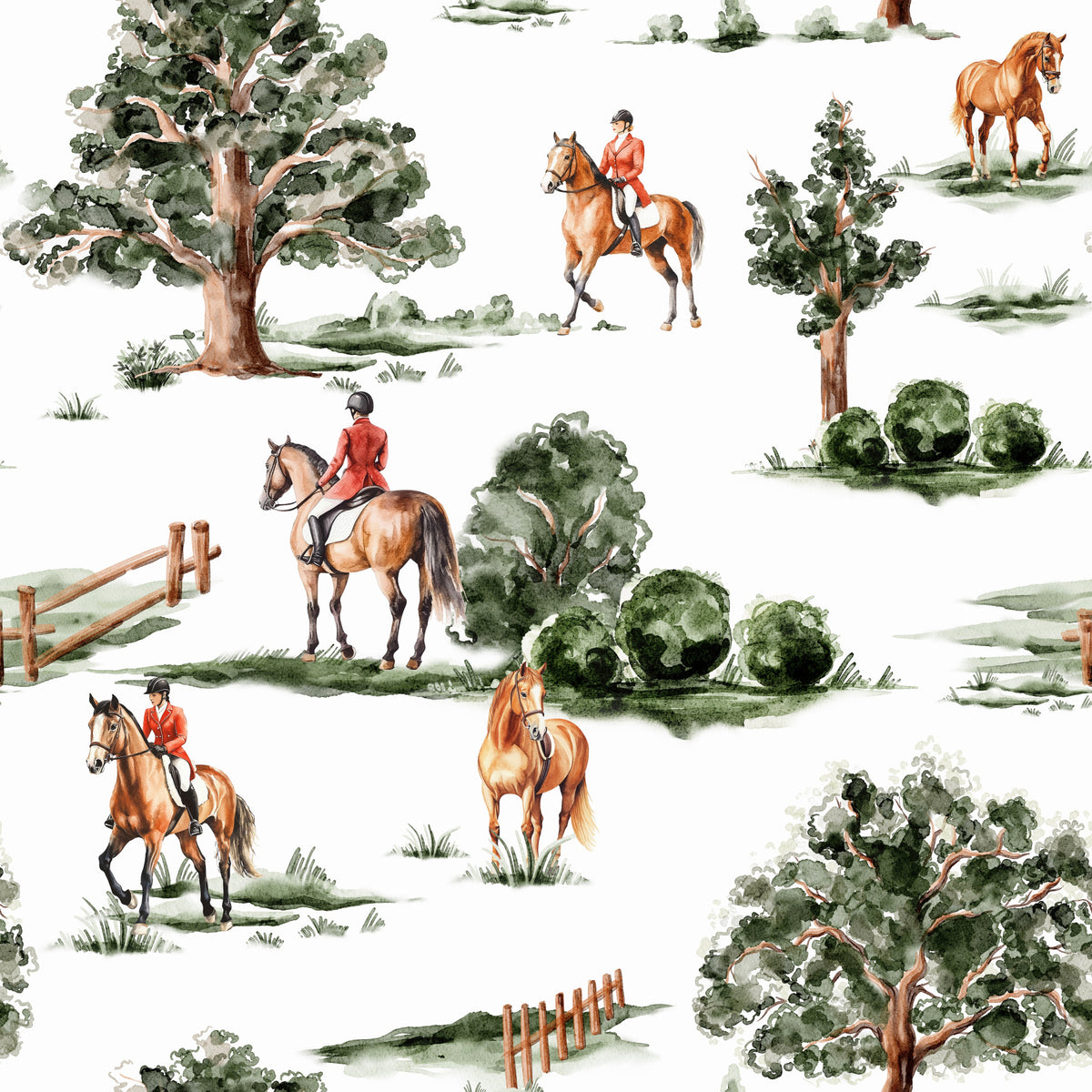Riding in the Country Wallpaper⁠ in your room — zoomed