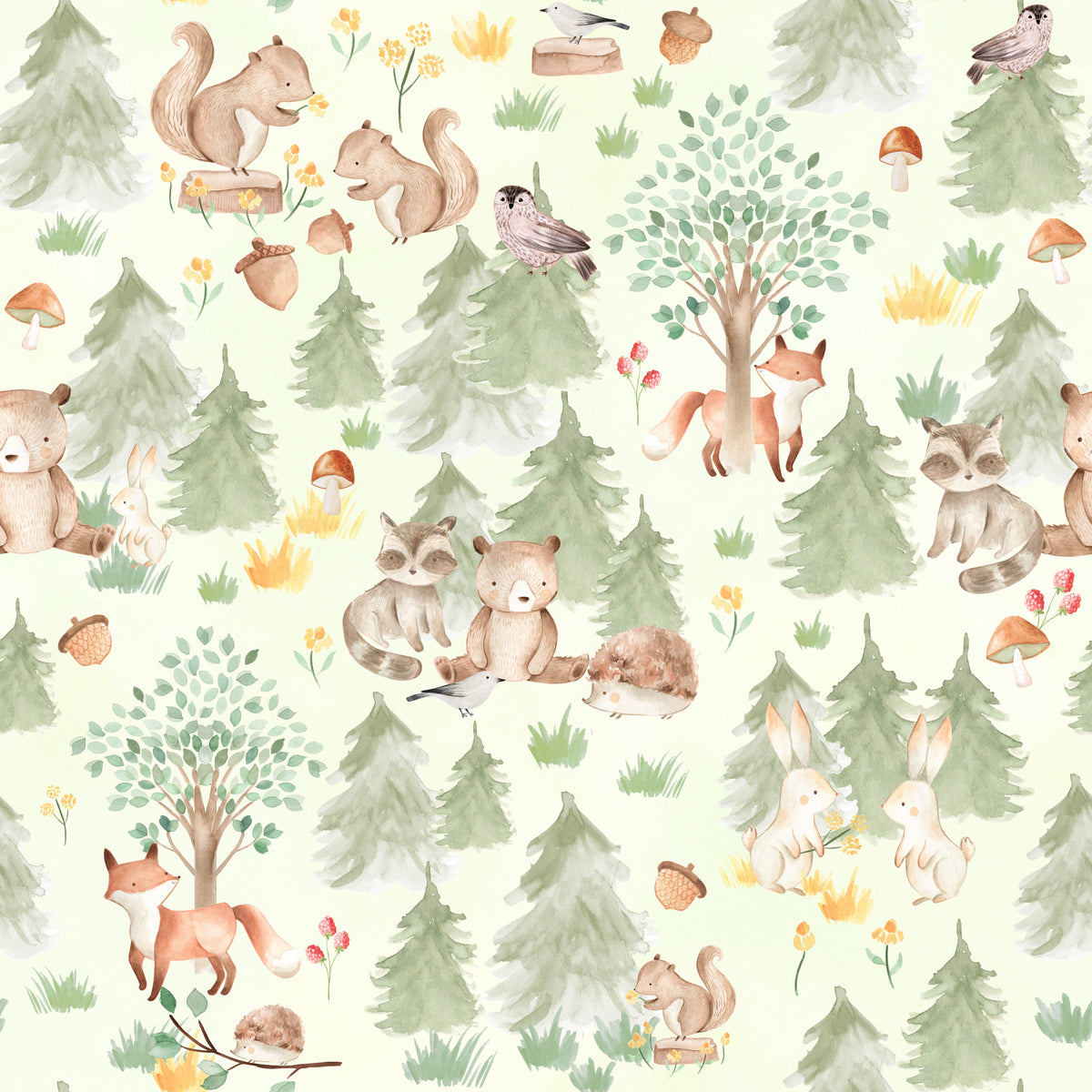 Forest Friends Forever Wallpaper⁠ in your room