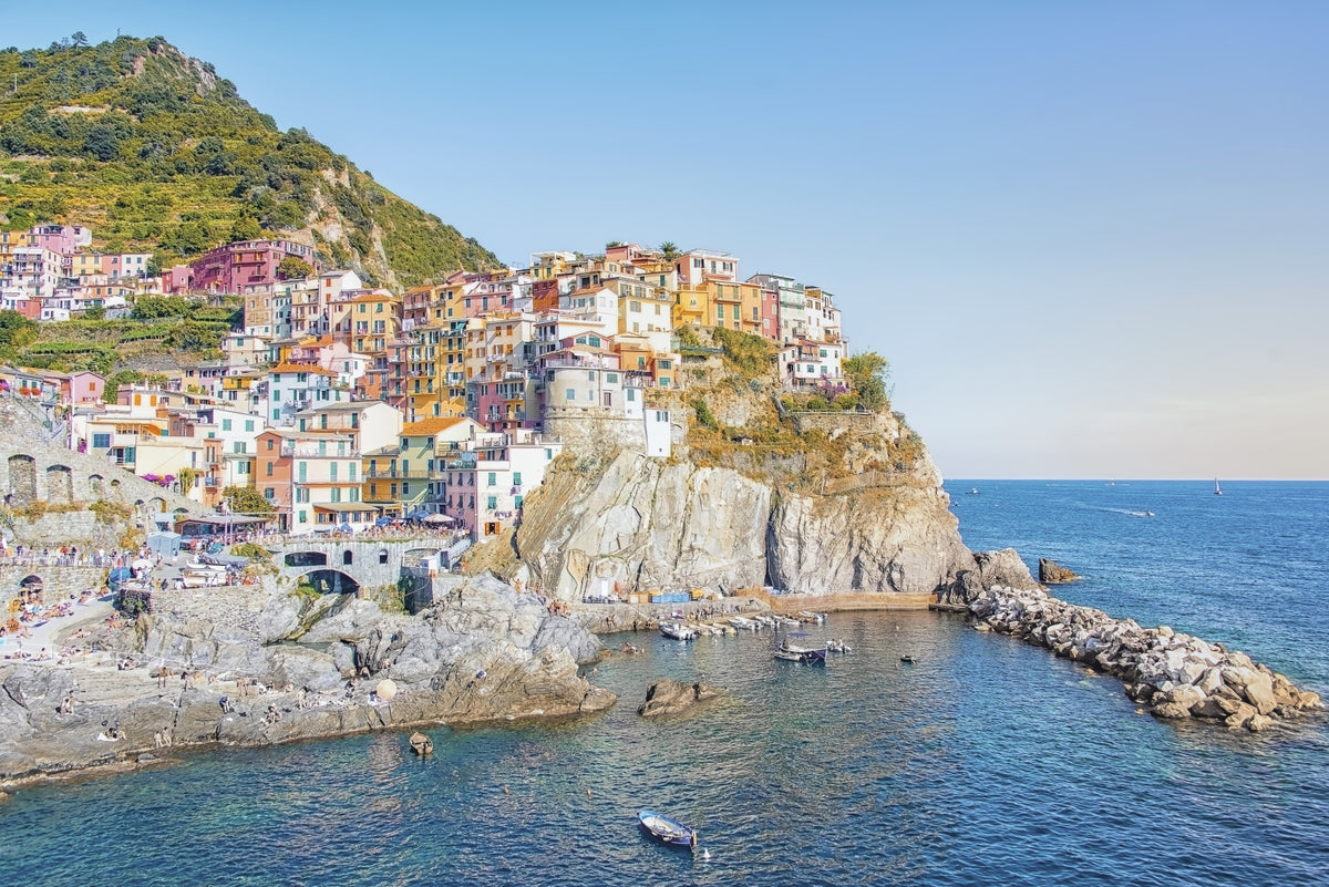 Cinque Terre Coast Wall Mural in your room — zoomed