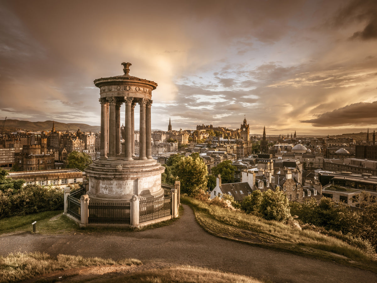 Calton Hill Wall Mural in your room