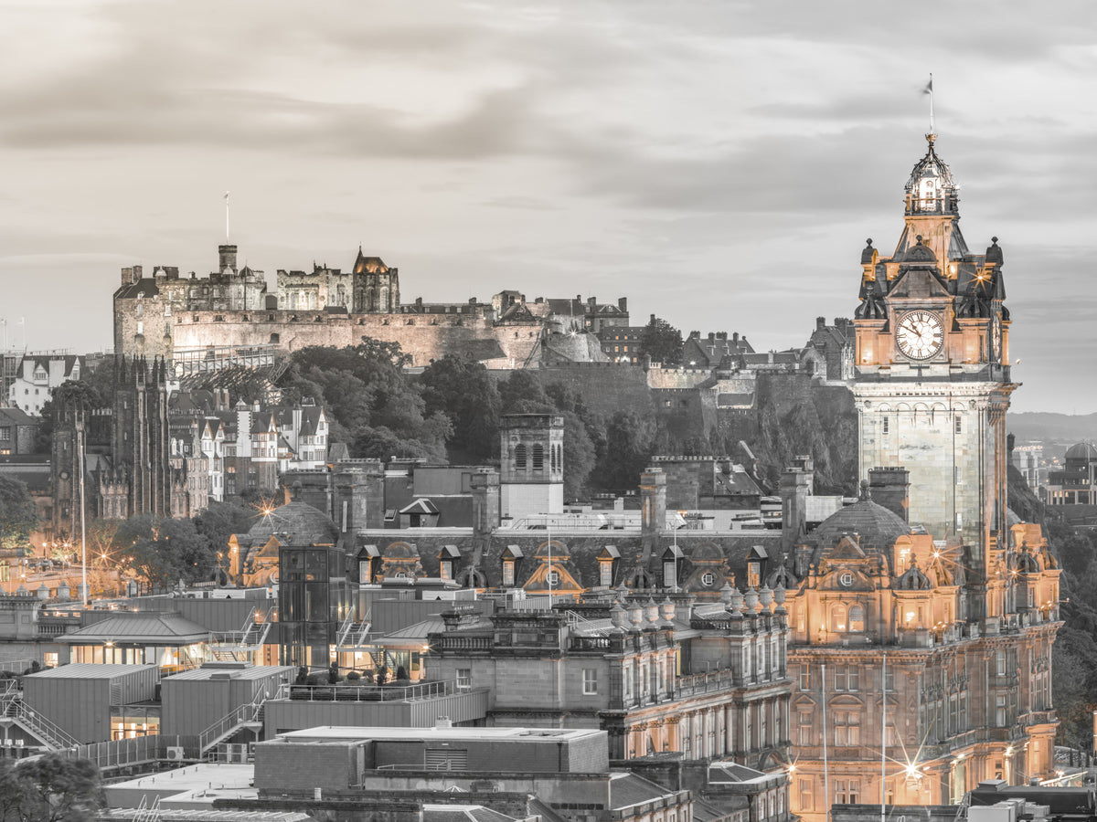 Edinburgh Castle Wall Mural in your room — zoomed
