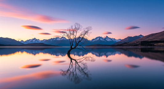 Lake Serenity Dusk Wall Mural