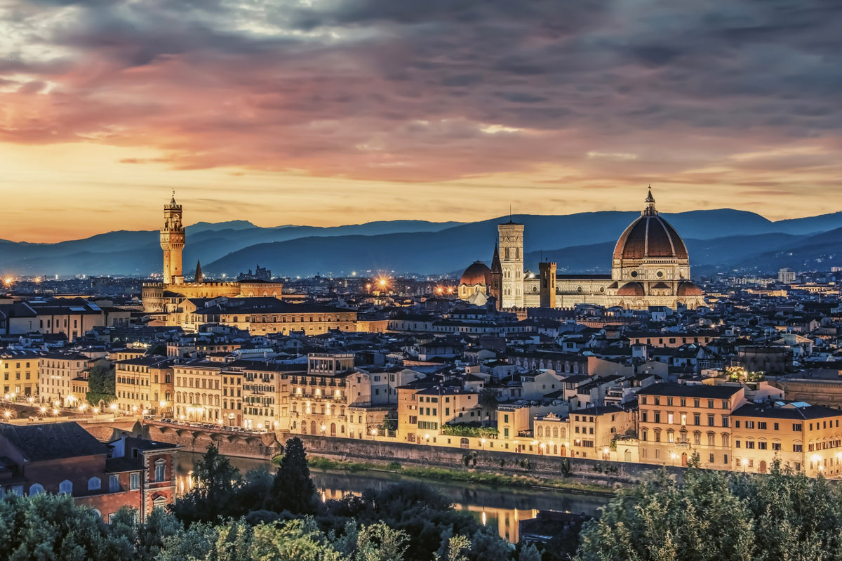 Florence Twilight Wall Mural in your room