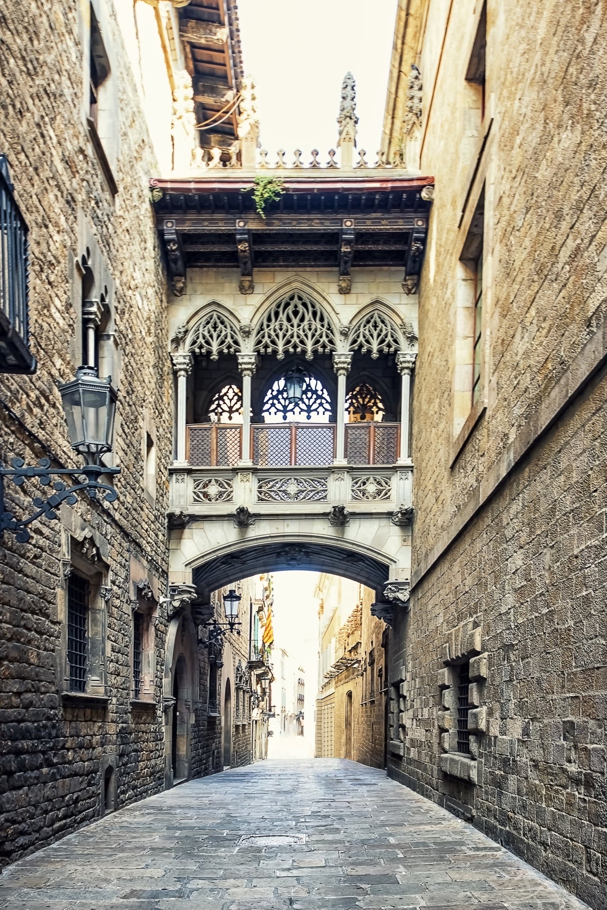 Gothic Quarter Archway Wall Mural in your room