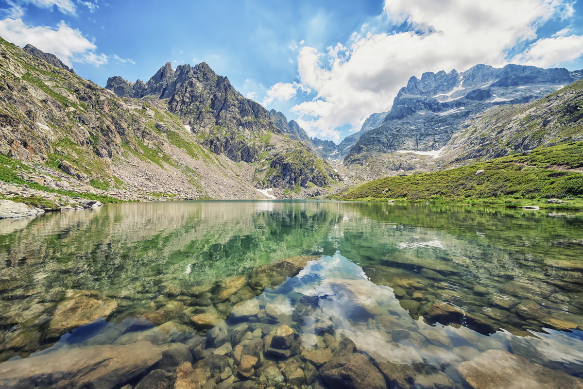 Alpine Lake Serenity Wall Mural