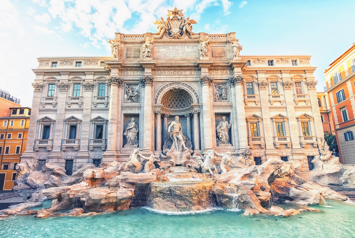 Trevi's Turquoise Dream Wall Mural in your room