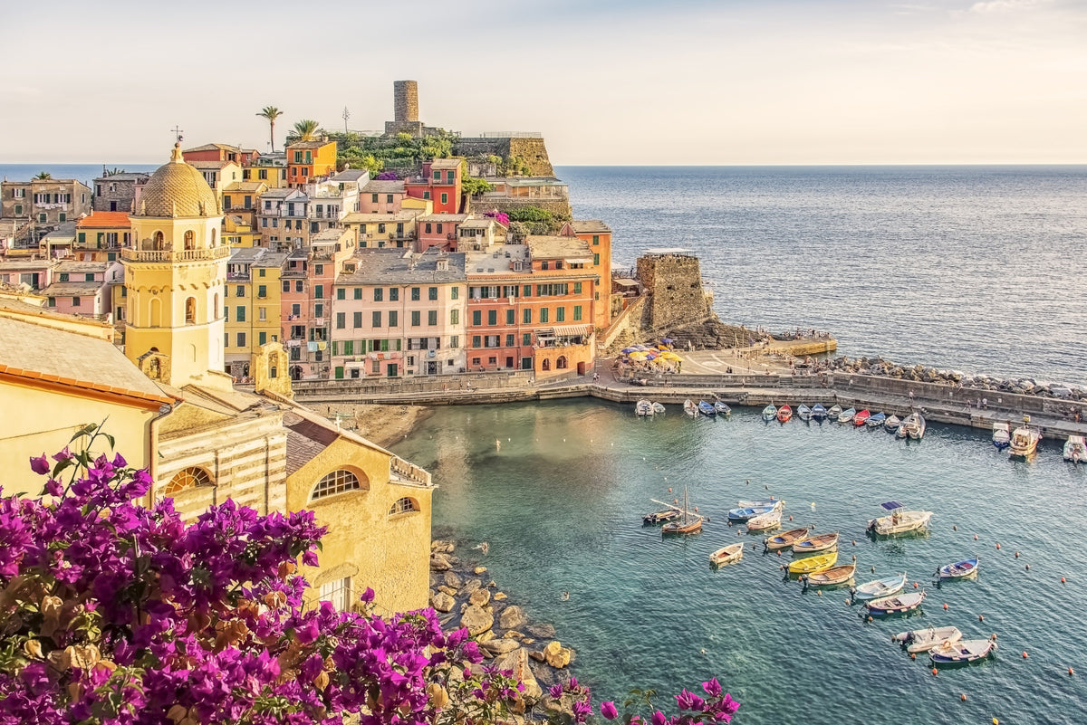 Italian Riviera View Wall Mural in your room