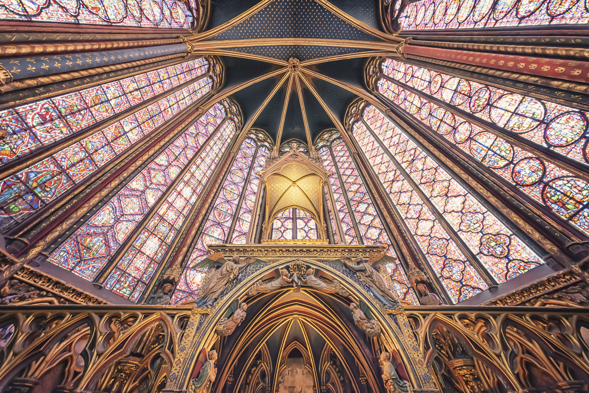 Gothic Radiance Wall Mural in your room — zoomed