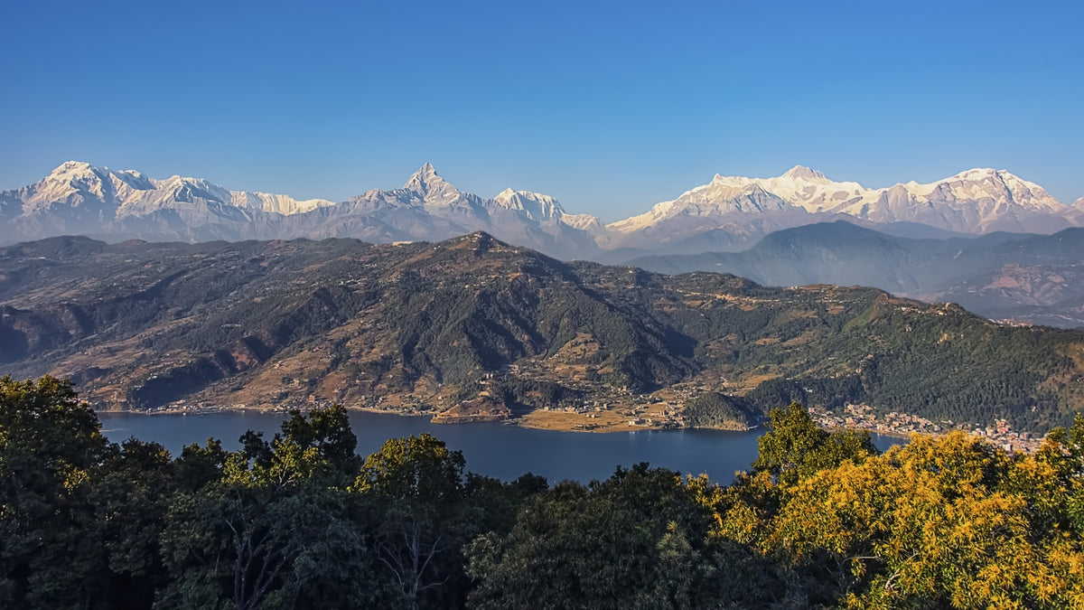 Himalayan Vista Wall Mural in your room — zoomed