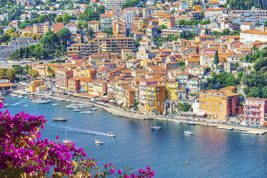 Coastal Village View Wall Mural