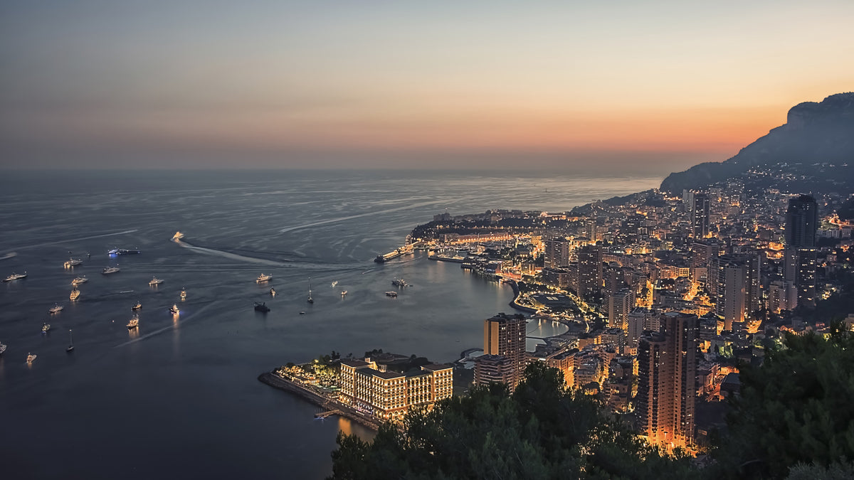 Monaco Nights Wall Mural in your room