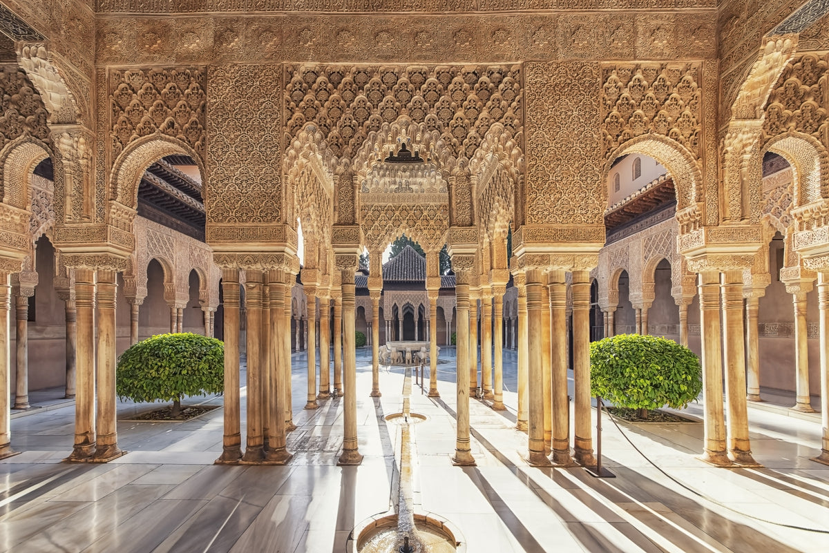 Andalusian Courtyard Wall Mural in your room