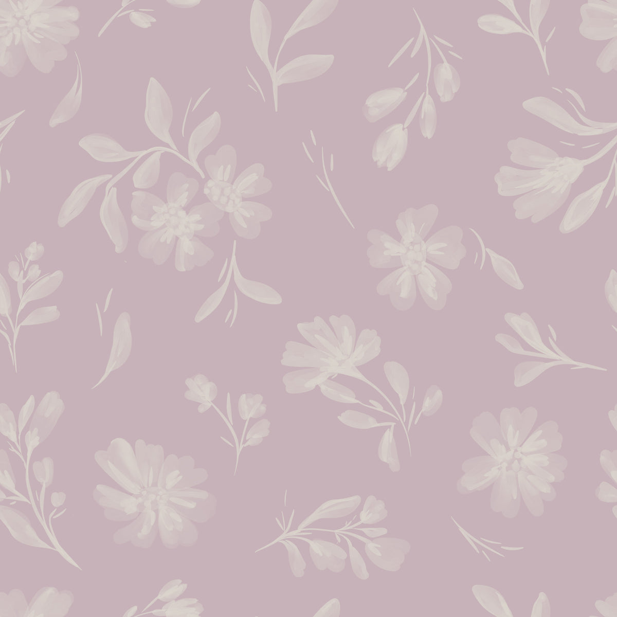 Pink Whisper Florals Wallpaper⁠ in your room