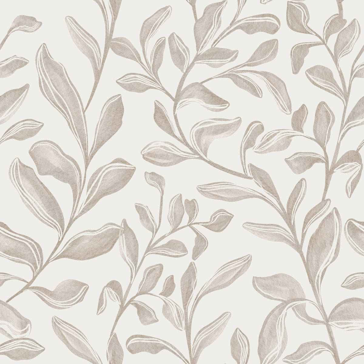 Watercolor Leaves Wallpaper⁠ in your room