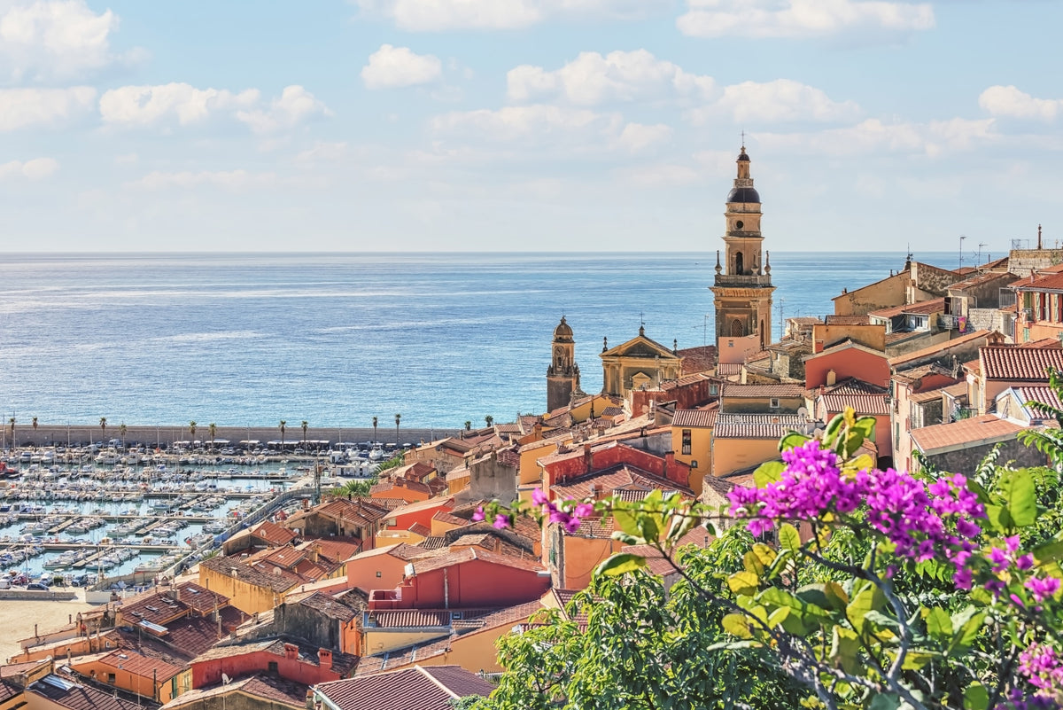 Mediterranean Village Wall Mural in your room — zoomed