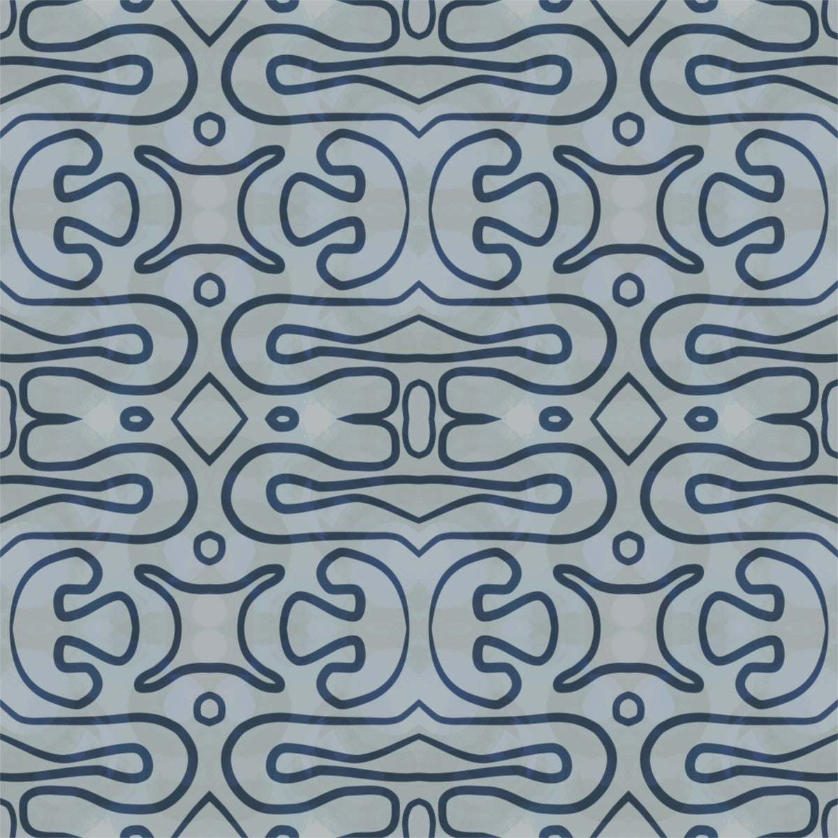 Indigo Flow Wallpaper⁠ in your room
