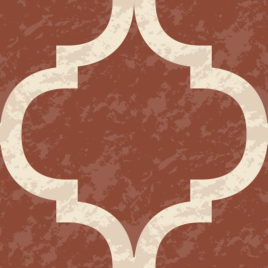 Moroccan Ogee - Amber Wallpaper⁠