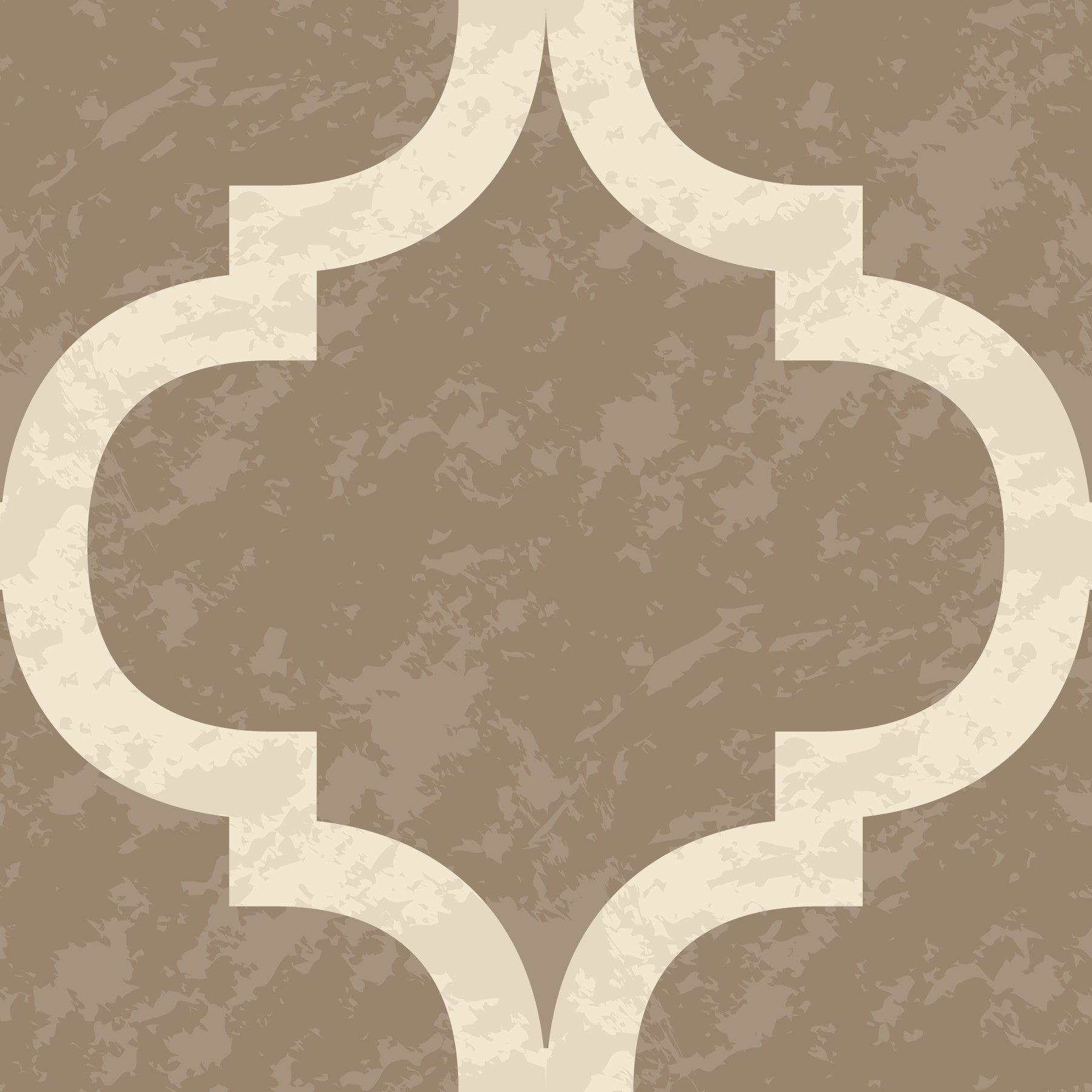Moroccan Ogee - Burnished Brass Wallpaper⁠ in your room — zoomed